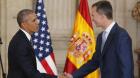Obama agradece por teléfono al Rey el trato del pueblo español