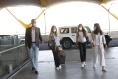 Los Reyes y la Infanta Sofía despiden en el aeropuerto a la Princesa Leonor, en imágenes