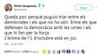 Junqueras acusó a sus adversarios desde prisión durante las elecciones: «No son demócratas»