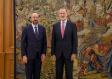 Felipe VI recibe en el palacio de la Zarzuela al presidente del Consejo de la UE
