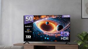 Una tele de 50 pulgadas por el precio de una 32: el modelo de TD Systems con Google TV y 4K que convierte tu casa en un cine