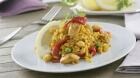 Cocina un apetitoso arroz con pollo y garbanzos