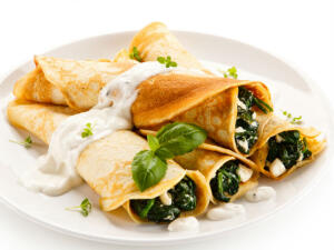 Cinco recetas de crepes salados para una cena rápida y sabrosa