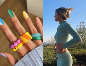 Pinzas de pelo y anillos de plástico, los dos complementos inesperados de la primavera 2021