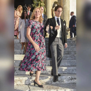 El vestido con el que ha sorprendido la Infanta Cristina en una boda en Cádiz