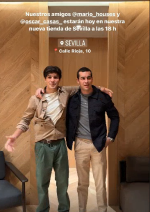 Mario y Óscar Casas desatan la locura en la nueva tienda de Scalpers en Sevilla