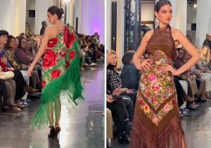Cómo convertir un mantón en vestido: así es la nueva tendencia para invitadas que puedes conseguir en esta tienda sevillana